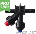 Корпус розпилювача прохідний  0-100/08/P PRO (Стандарт Arag)