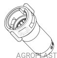 Ковпак-розпилювач КАС довгий на 7 отворів AP/RKHR (Система Hardi) - ID 1139