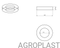 Прокладка форсунки 0-101/08PRO - ID 1479