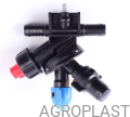 Обертова 3-позиційна прохідна форсунка AP0-100/G07/PRSM/PRO (Система RAU) - ID 1627