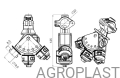 Маятникова форсунка на трубу AP0-100/GW09 (Система Arag) - ID 956
