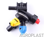 Вращающаяся 3-позиционная конечная форсунка AP0-100/G07/PRO (Система RAU)