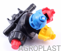 Обертова 3-позиційна прохідна форсунка AP0-100/G08/P (Система Arag) - ID 1605